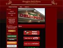 Tablet Screenshot of hoagiesdeli-pizza.com